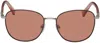 By Far Silver Gibson Sunglasses In Mas Matt Silver