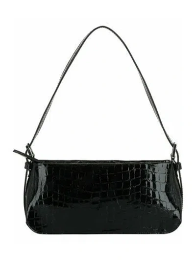 Pre-owned By Far Solid Shoulder Bag W/ Tags In Black
