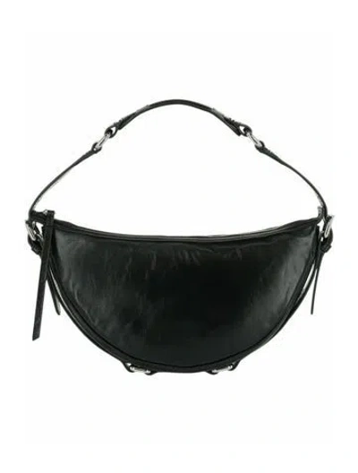 Pre-owned By Far Solid Shoulder Bag W/ Tags In Black