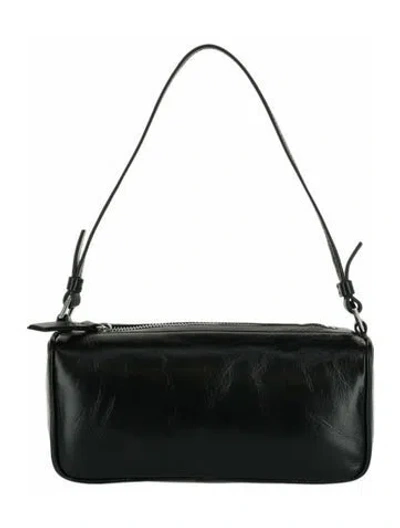 Pre-owned By Far Solid Shoulder Bag W/ Tags In Black