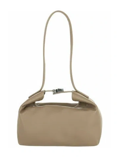 Pre-owned By Far Solid Shoulder Bag W/ Tags In Brown