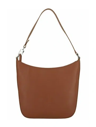 Pre-owned By Far Solid Shoulder Bag W/ Tags In Brown