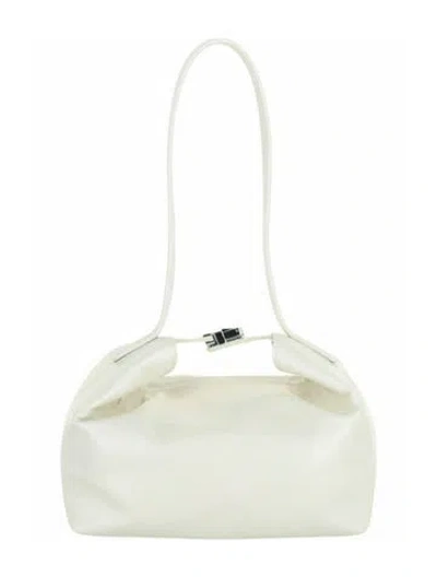 Pre-owned By Far Solid Shoulder Bag W/ Tags In White