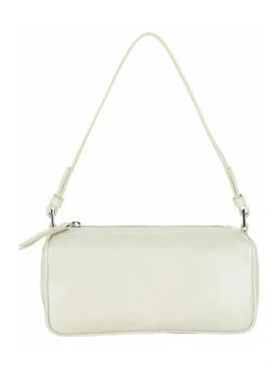 Pre-owned By Far Solid Shoulder Bag W/ Tags In White