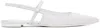 By Far Ssense Exclusive White Jess Ballerina Flats In White