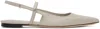 By Far Ssense Work Capsule Gray Jess Ballerina Flats In Pelican