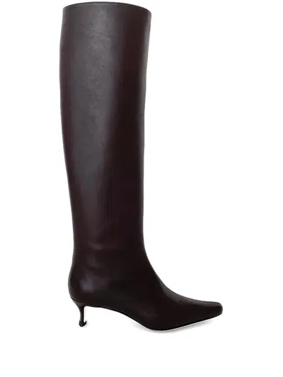 By Far Brown Kitten Stevie 42 Tall Boots In Br023 Tabac