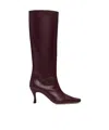 By Far Burgundy Stevie 42 Knee-high Boots In Burgundy