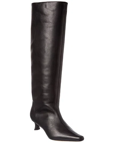 BY FAR BY FAR STEVIE KITTEN LEATHER KNEE-HIGH BOOT