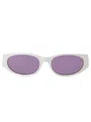 By Far Sunglasses - Rodeo - White In White