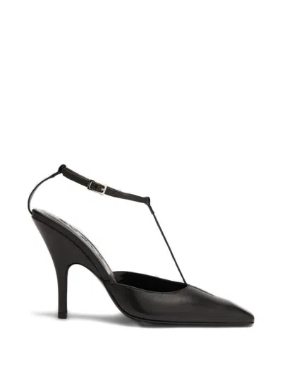 By Far Tara Square-toe Pumps In Black