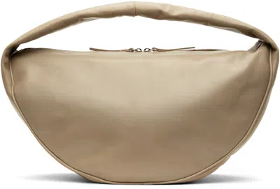 By Far Taupe Maxi Cush Bag