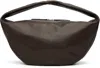By Far Taupe Maxi Cush Washed Leather Shoulder Bag