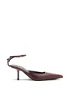 By Far Teese Pointed Pumps In Brown