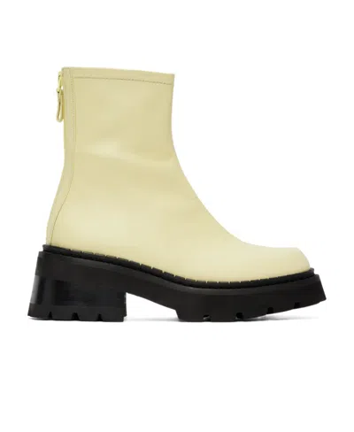 By Far Thick Sole Short Boot In Nude