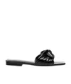 By Far Tied Detail Sandals In Black