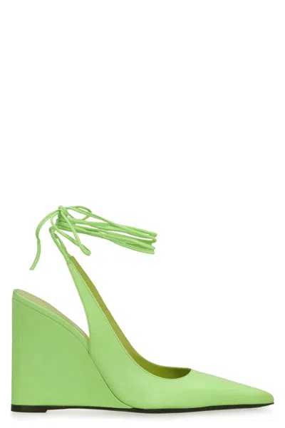 By Far Vaughn Wedge Green