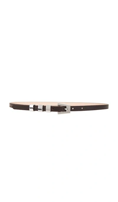 By Far Vic Belt In Brown