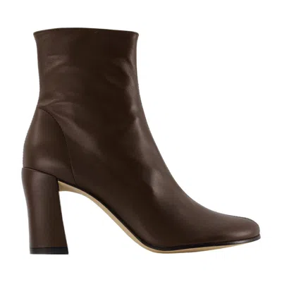 By Far Vlada Ankle Boots In Brown