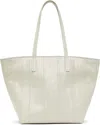 By Far White Club Tote In Wh020 Limewash