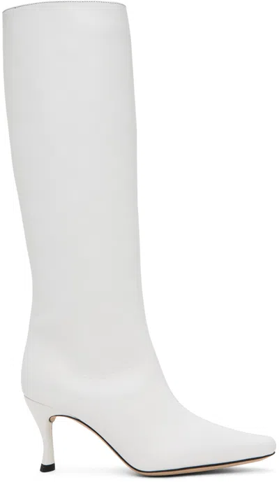 By Far White Stevie 42 Boots In Wh White