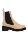 By Far Woman Ankle Boots Beige Size 10 Soft Leather