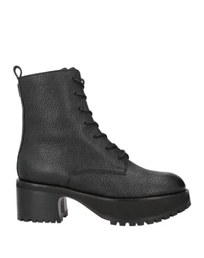 By Far Woman Ankle Boots Black Size 8 Leather