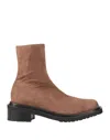 By Far Woman Ankle Boots Brown Size 7 Leather In Brown