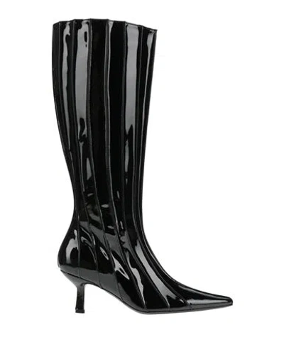 By Far Woman Boot Black Size 11 Leather