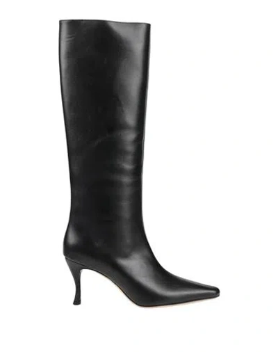 By Far Woman Boot Black Size 8 Calfskin