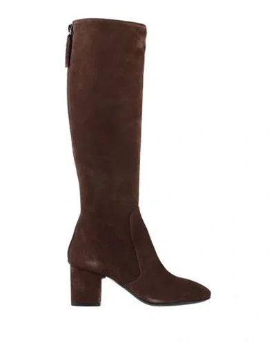 By Far Woman Boot Dark Brown Size 8 Leather