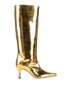 By Far Stevie 42 Gold Lac Boots In Gold