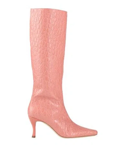 BY FAR BY FAR WOMAN BOOT SALMON PINK SIZE 8 SOFT LEATHER