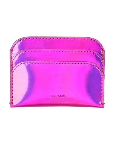 By Far Woman Cardholder Fuchsia Size - Polyurethane, Pes In Pink
