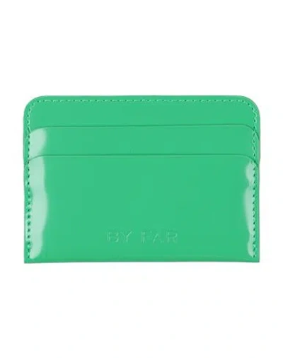 By Far Woman Cardholder Green Size - Leather