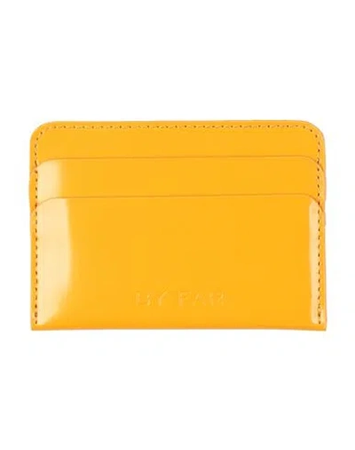 By Far Woman Cardholder Mandarin Size - Leather In Orange