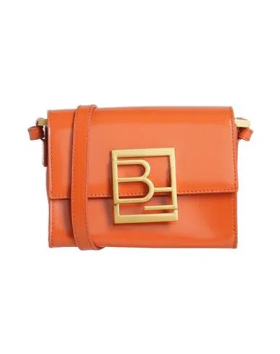 By Far Woman Cross-body Bag Orange Size - Leather