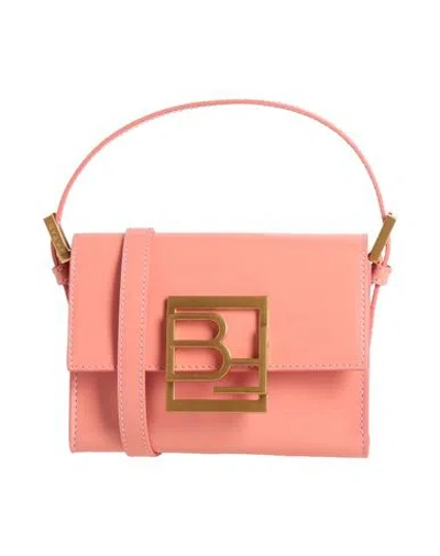 By Far Woman Cross-body Bag Salmon Pink Size - Leather