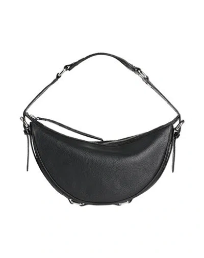 BY FAR BY FAR WOMAN HANDBAG BLACK SIZE - BULL SKIN, COWHIDE