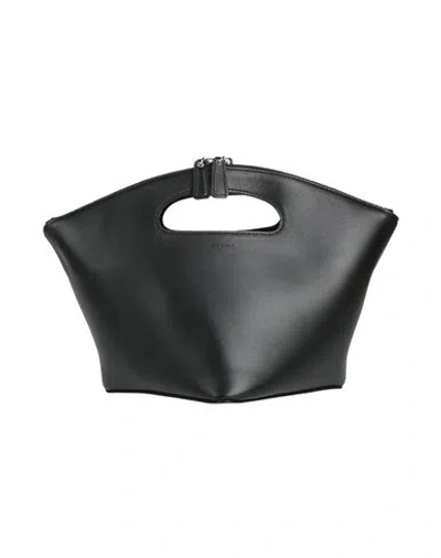 By Far Woman Handbag Black Size - Cow Leather In Burgundy