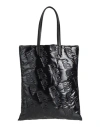 By Far Logo-embossed Tote Bag In Black