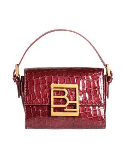 By Far Woman Handbag Burgundy Size - Cow Leather In Red