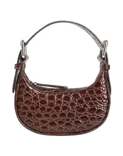 By Far Woman Handbag Chocolate Brown Size - Cow Leather