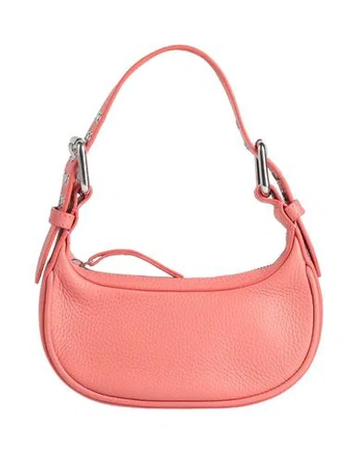By Far Woman Handbag Coral Size - Bull Skin In Red
