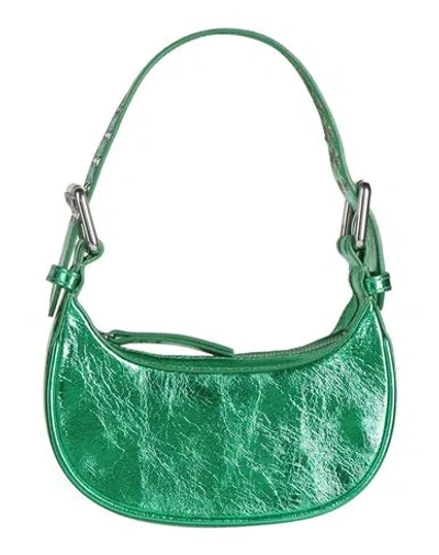 By Far Woman Handbag Emerald Green Size - Leather