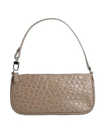 By Far Woman Handbag Khaki Size - Bovine Leather In Beige