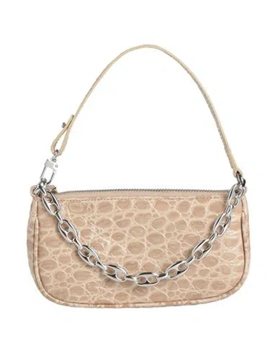 By Far Woman Handbag Light Brown Size - Cow Leather In Beige