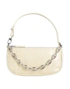 By Far Mini Rachel Dawn Leather Shoulder Bag In Off White