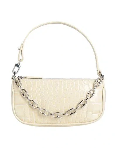 BY FAR BY FAR WOMAN HANDBAG OFF WHITE SIZE - COWHIDE