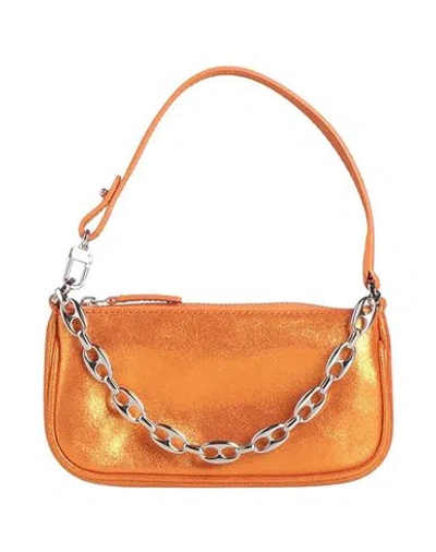 By Far Woman Handbag Orange Size - Cow Leather